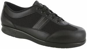 NEW SAS woomen's ft mesh walking shoes in black